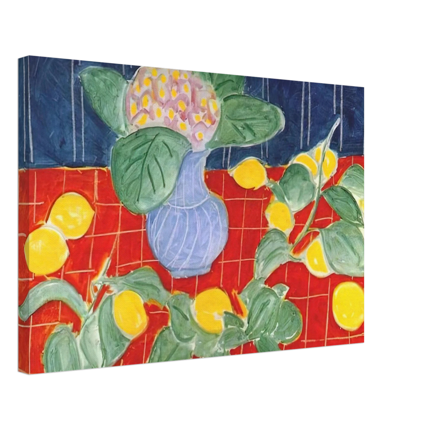 Henri Matisse - LEMONS AND SAXIFRAGES 1943 Canvas - 70x100 cm / 28x40 inches-canvas
