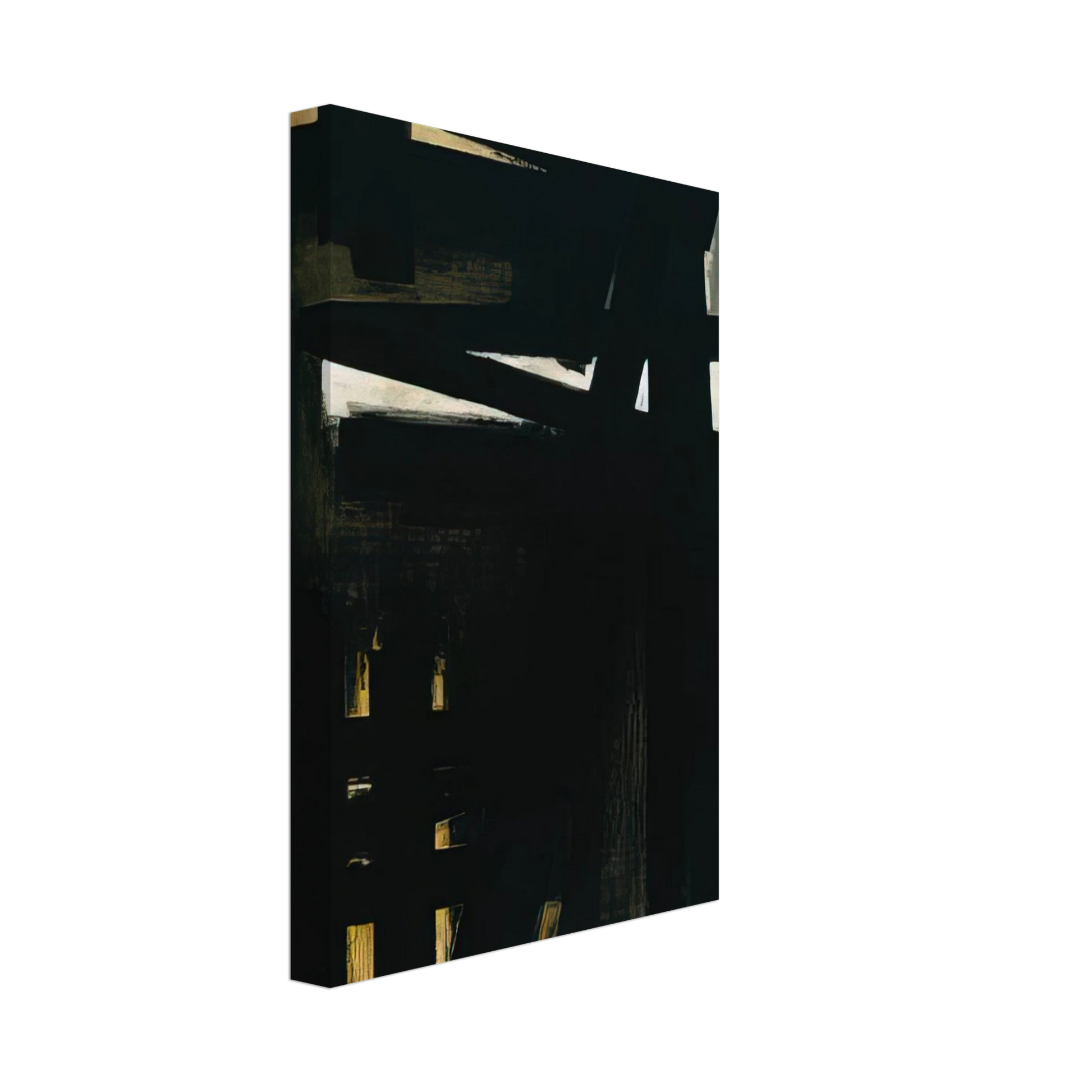 Pierre Soulages - Painting, 23 May 1953 - 1953 Canvas - 40x60 cm / 16x24 inches-canvas