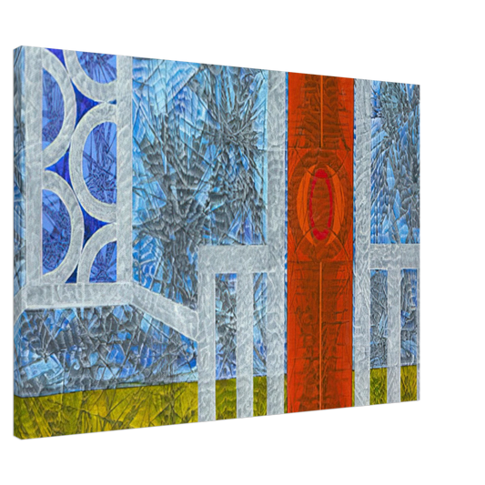 Jimmy Ernst - Epilogue - 1974 Canvas - 20x30 cm / 8x12 inches-canvas
