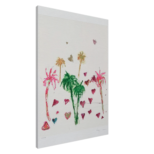 Mario Schifano - Untitled - Art Informel Canvas - 20x30 cm / 8x12 inches-canvas