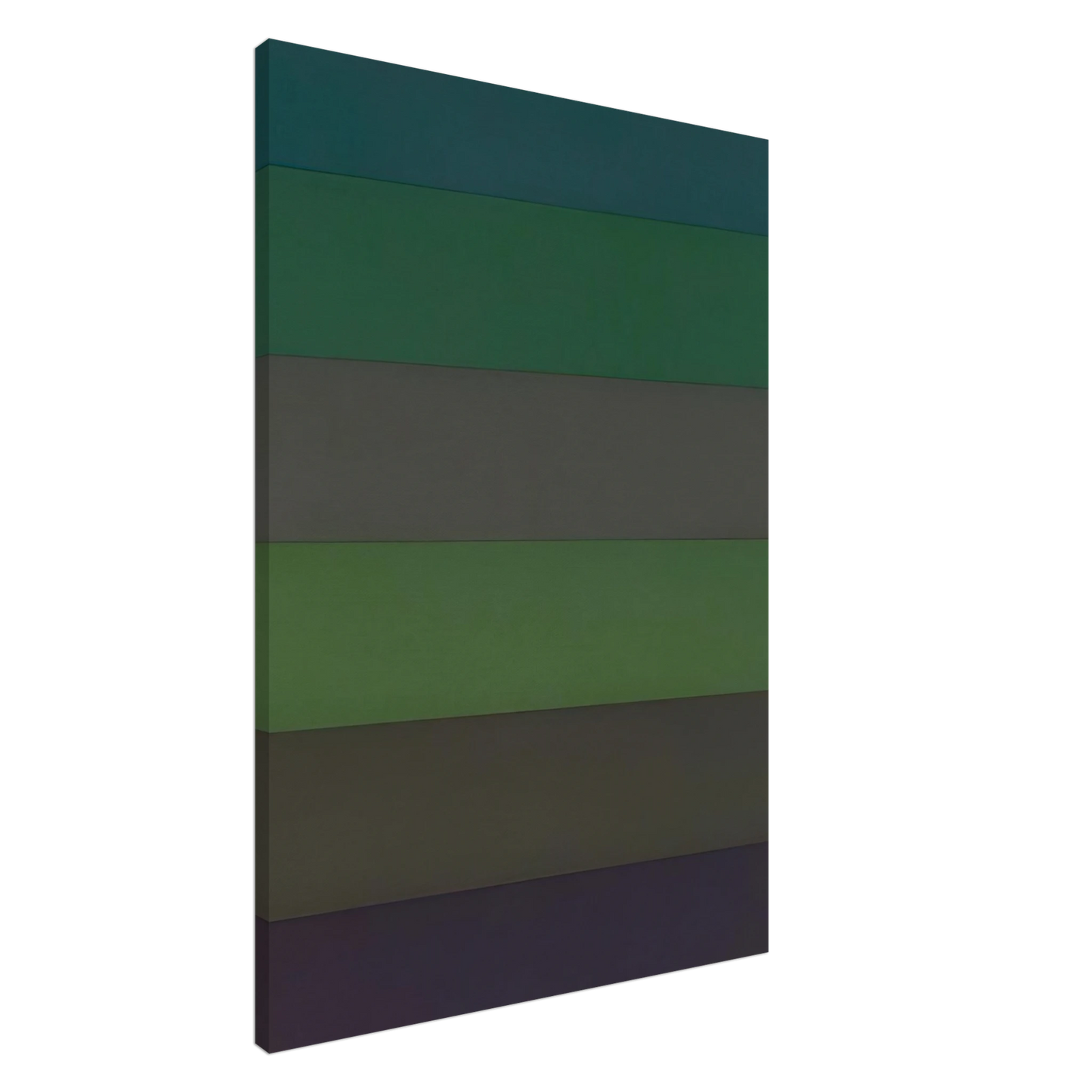 Sol LeWitt - Horizontal Bands with Colors Superimposed Canvas - 20x30 cm / 8x12 inches-canvas