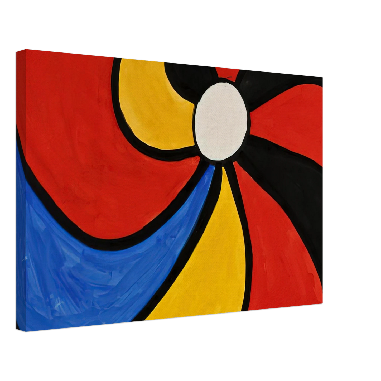 Alexander Calder - THE BIG WHEEL 1970 Canvas - 70x100 cm / 28x40 inches-canvas