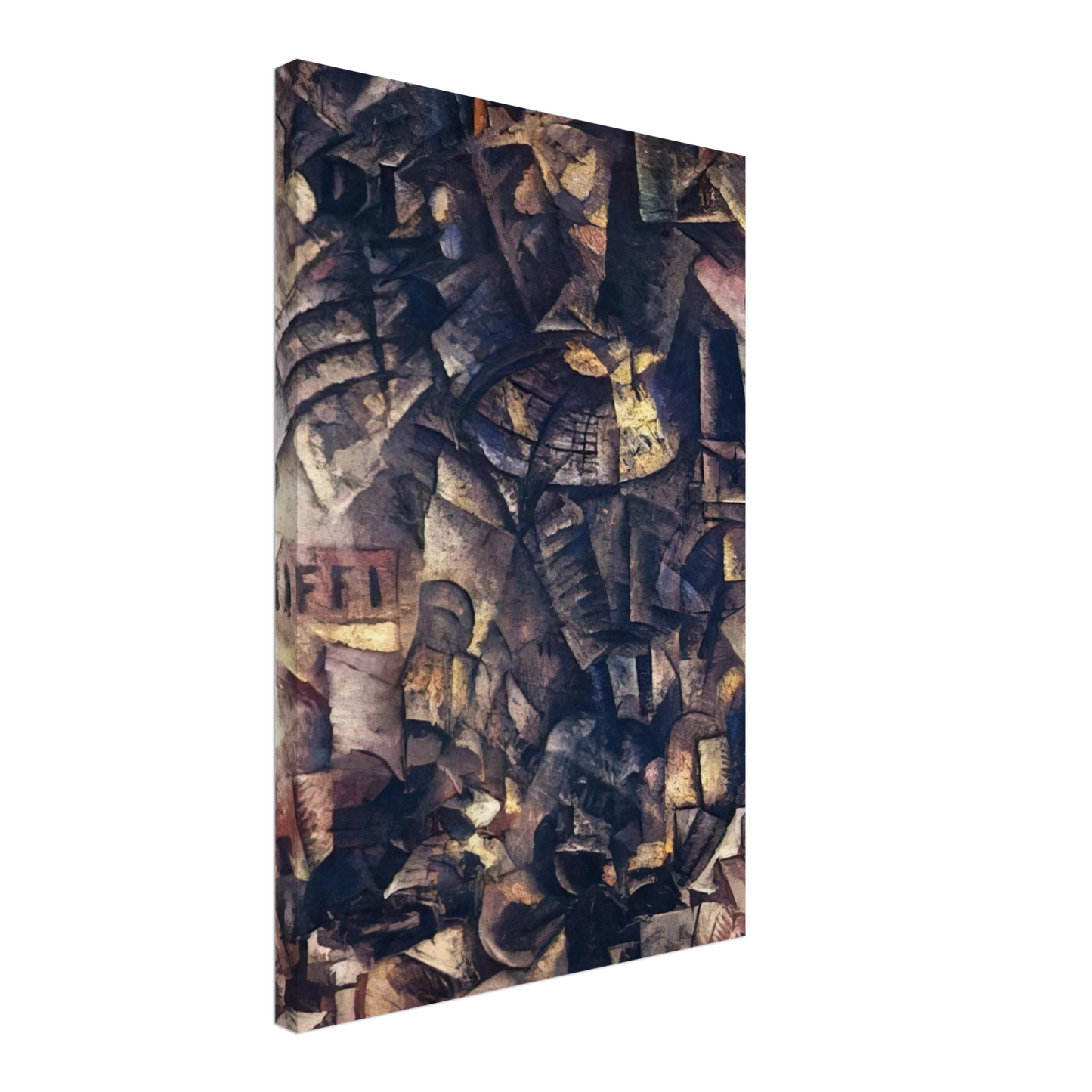 Carlo Carra - GALLERIA IN MILAN Canvas - 70x100 cm / 28x40 inches-canvas