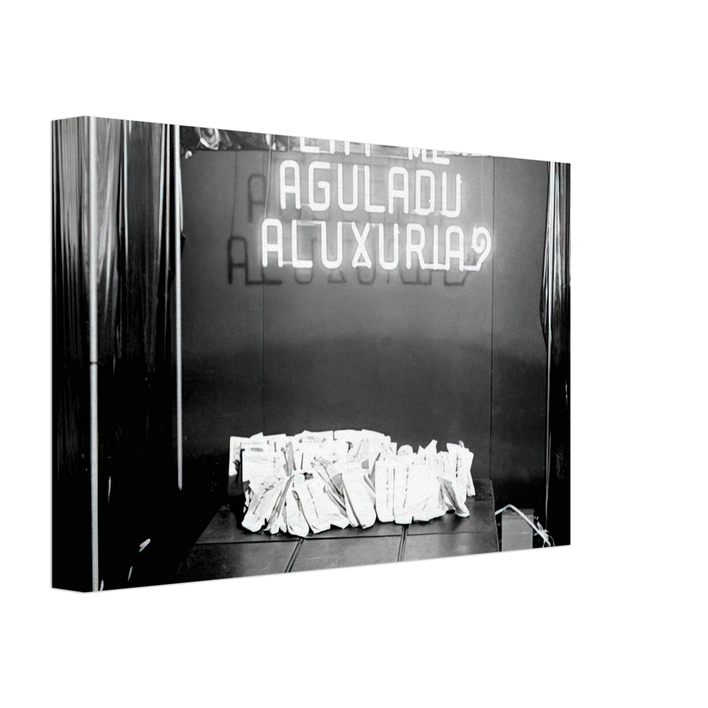 Lygia Pape - Eat Me. The Gluttony or Lust - 1976 Canvas - 70x100 cm / 28x40 inches-canvas