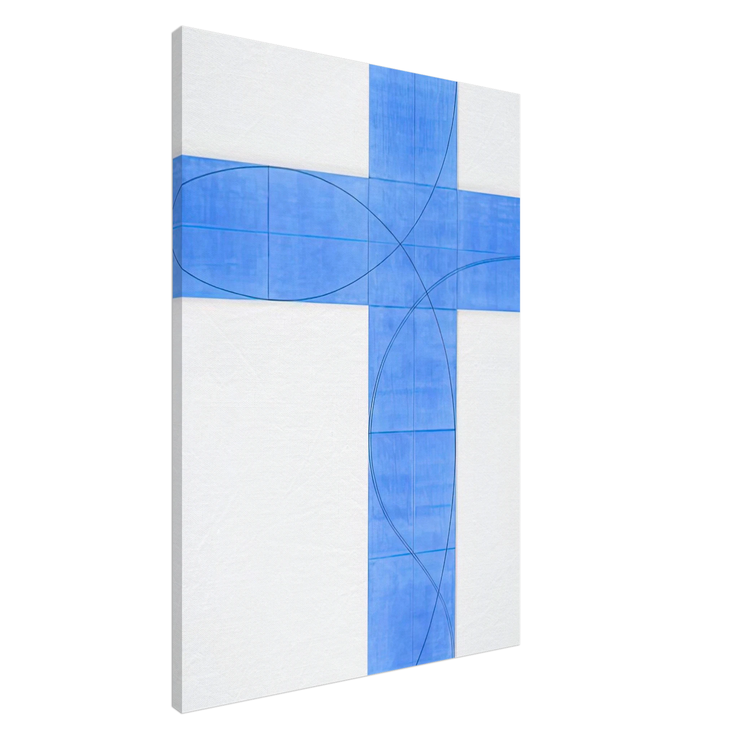 Robert Mangold - COLUMN STRUCTURE XXII 2008 Canvas - 20x30 cm / 8x12 inches-canvas