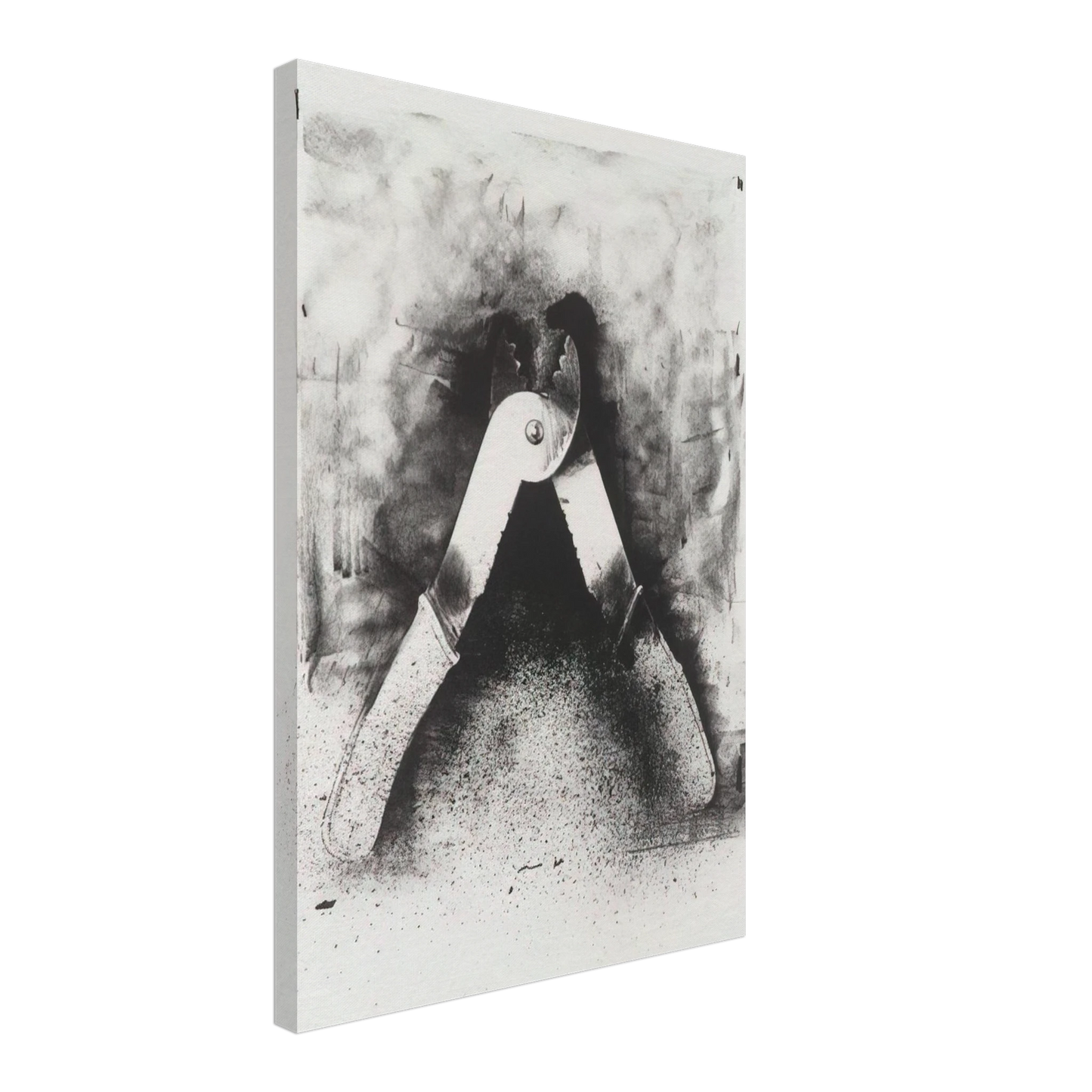 Jim Dine - UNTITLED FROM TEN WINTER TOOLS 1973 7 Canvas - 40x60 cm / 16x24 inches-canvas