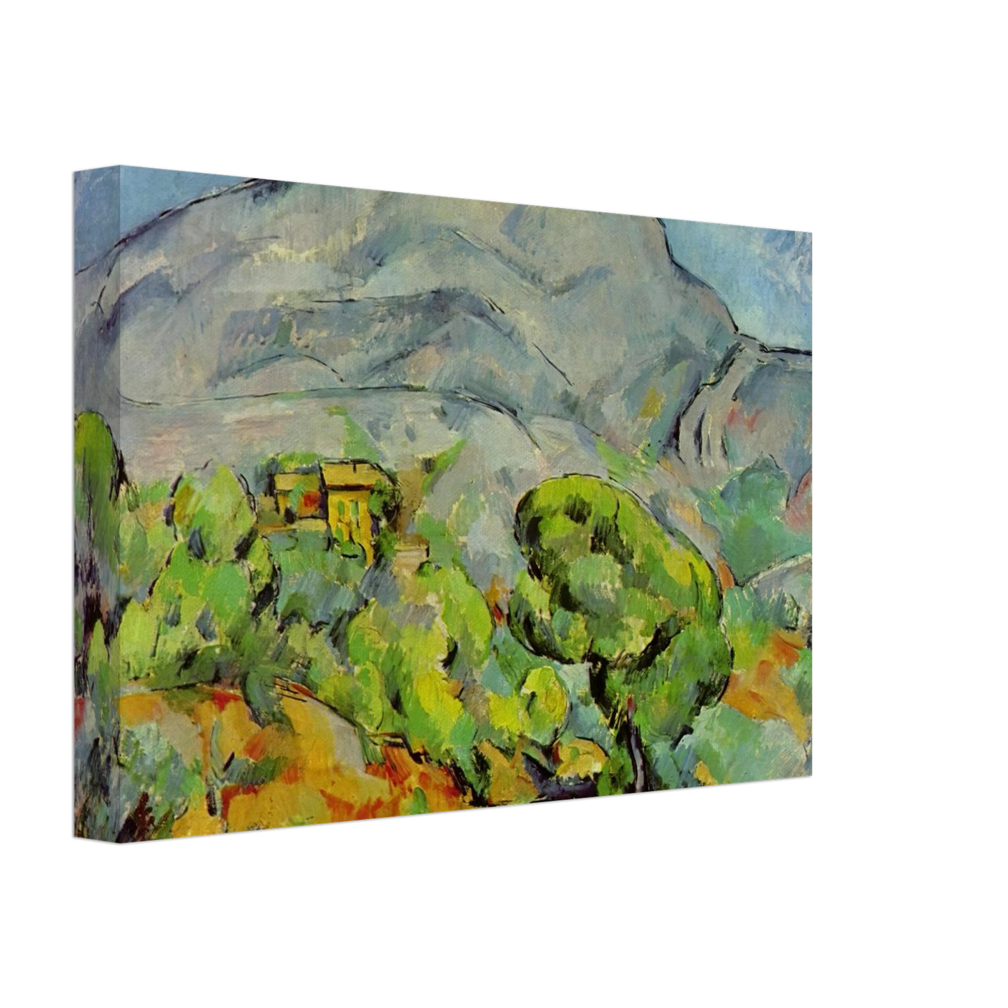 Paul Cezanne - Road near Mont Sainte-Victoire Canvas - 70x100 cm / 28x40 inches-canvas
