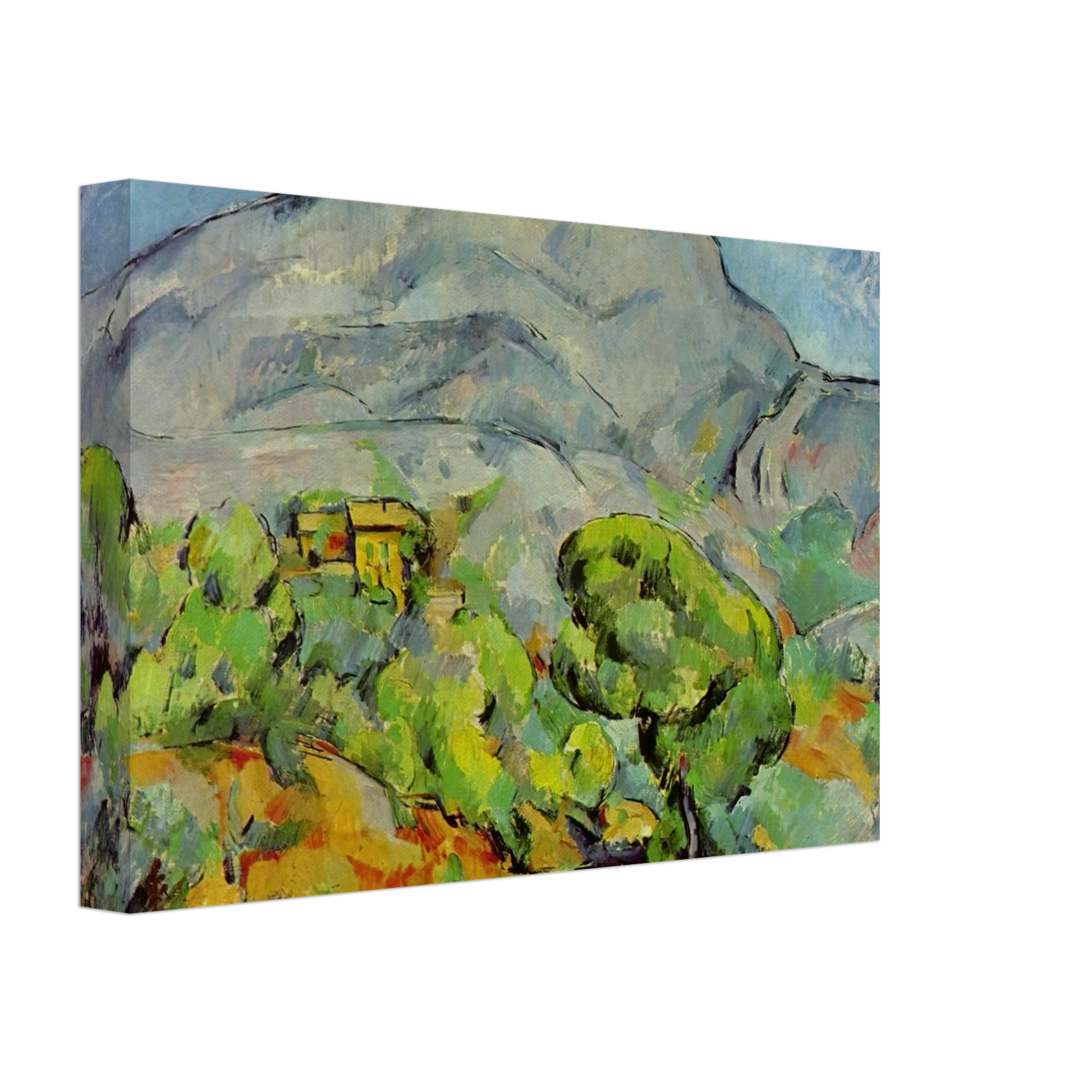 Paul Cezanne - Road near Mont Sainte-Victoire Canvas - 70x100 cm / 28x40 inches-canvas