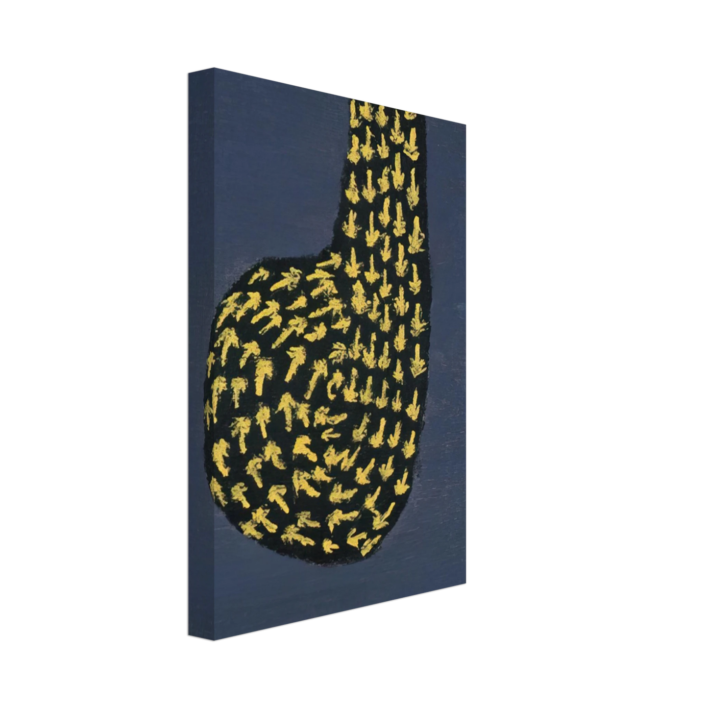 Forrest Bess - Here is a Sign - 1970 Canvas - 40x60 cm / 16x24 inches-canvas