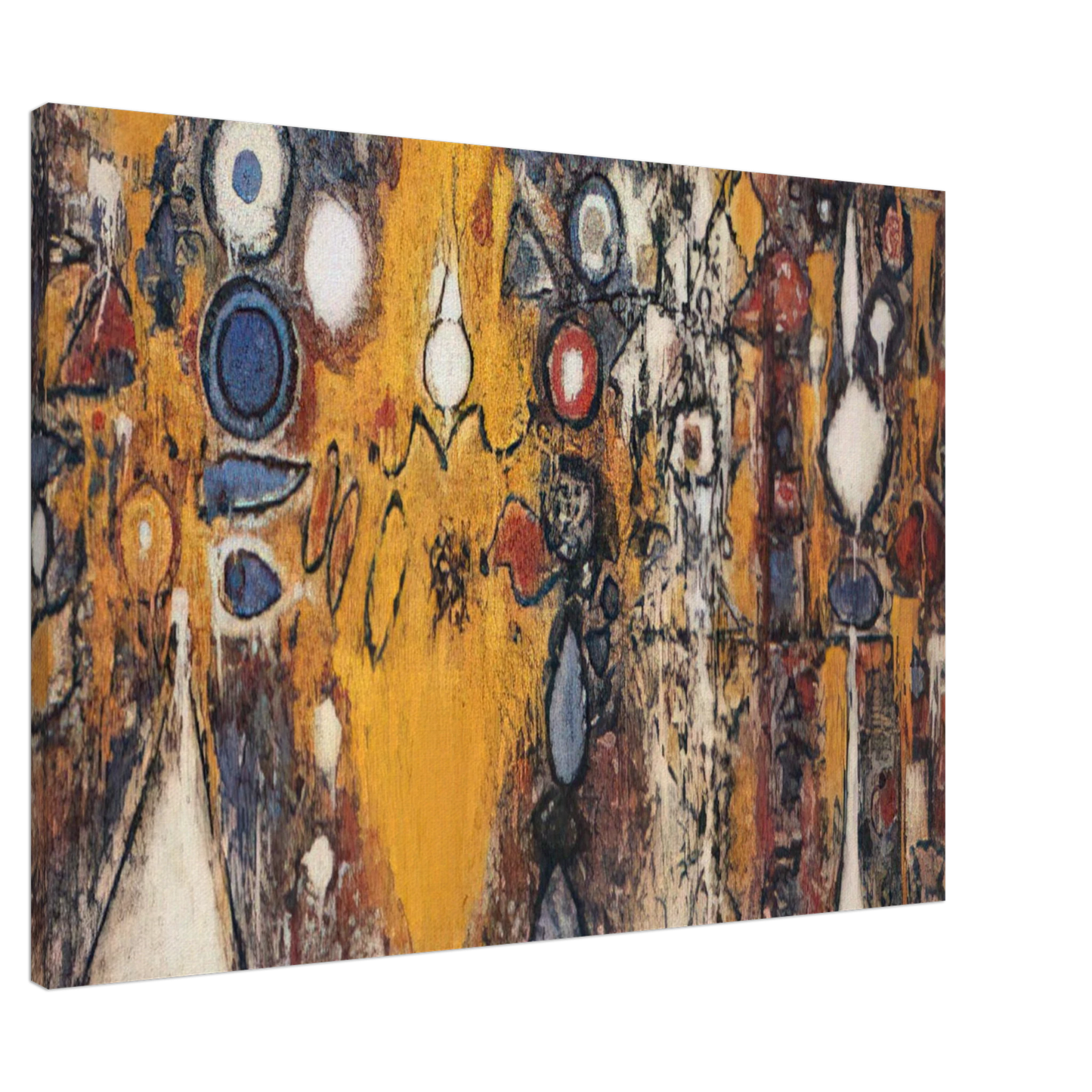 Richard Pousette-Dart - Number 1 - 1951 Canvas - 20x30 cm / 8x12 inches-canvas