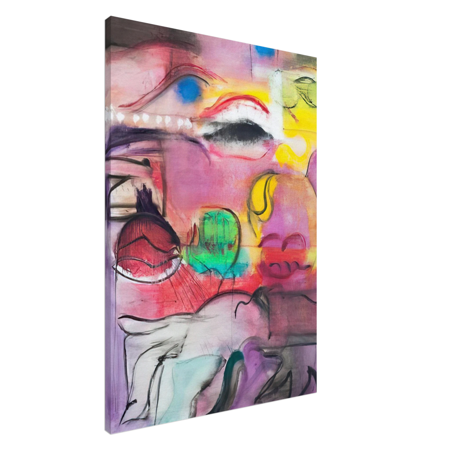 Grace Hartigan - Marilyn Canvas - 20x30 cm / 8x12 inches-canvas