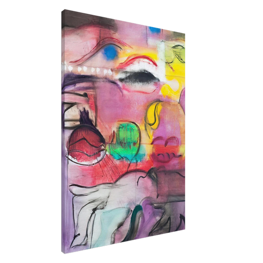 Grace Hartigan - Marilyn Canvas - 20x30 cm / 8x12 inches-canvas