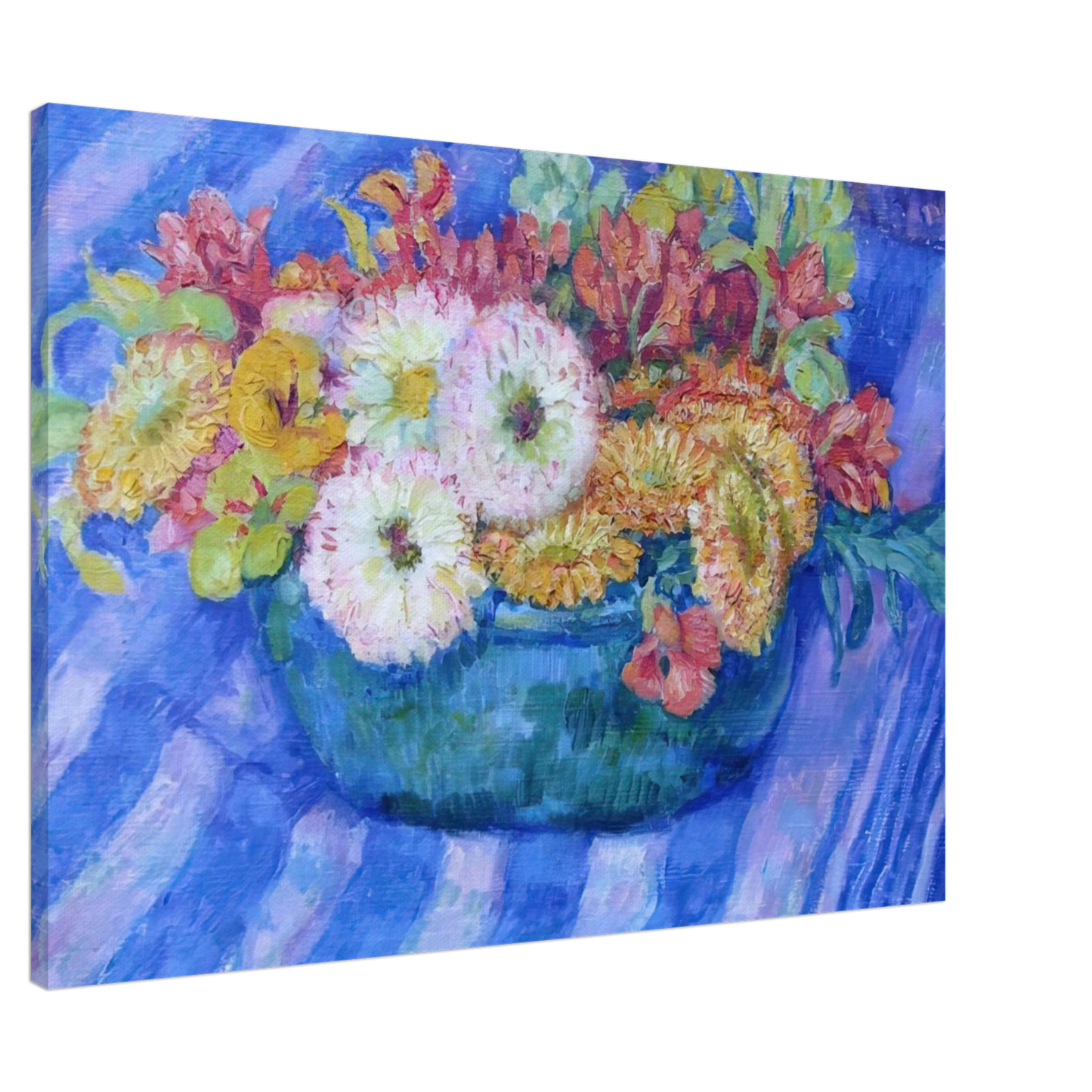 Theo van Rysselberghe - YELLOW BOUQUET 1917 Canvas - 20x30 cm / 8x12 inches-canvas