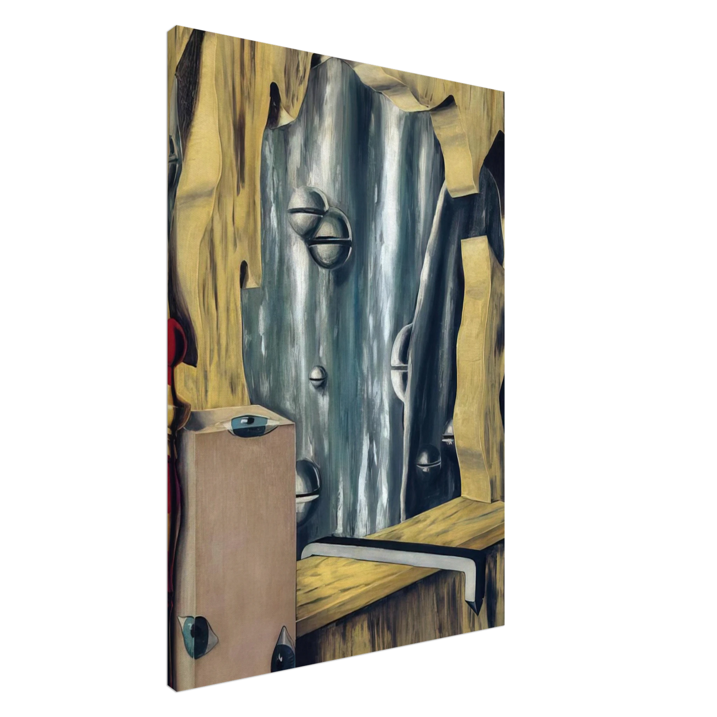 Rene Magritte - THE SILVER GAP 1926 Canvas - 20x30 cm / 8x12 inches-canvas