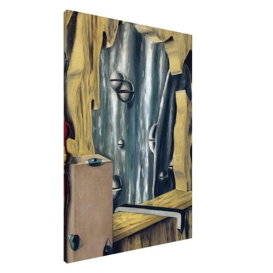 Rene Magritte - THE SILVER GAP 1926 Canvas - 20x30 cm / 8x12 inches-canvas
