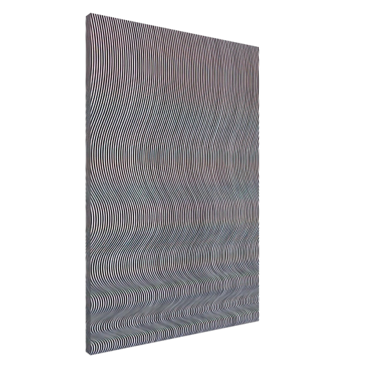 Bridget Riley - FALL 1963 Canvas - 20x30 cm / 8x12 inches-canvas