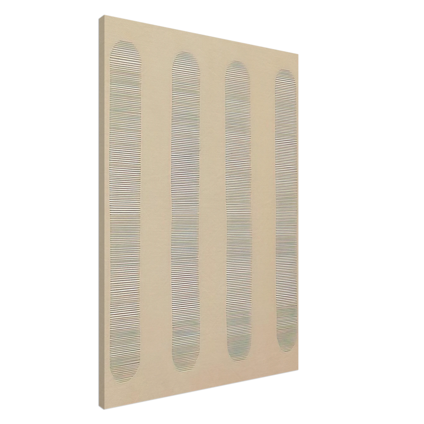 Agnes Martin - Columns Canvas - 20x30 cm / 8x12 inches-canvas