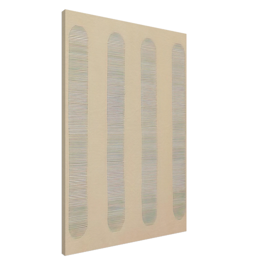 Agnes Martin - Columns Canvas - 20x30 cm / 8x12 inches-canvas