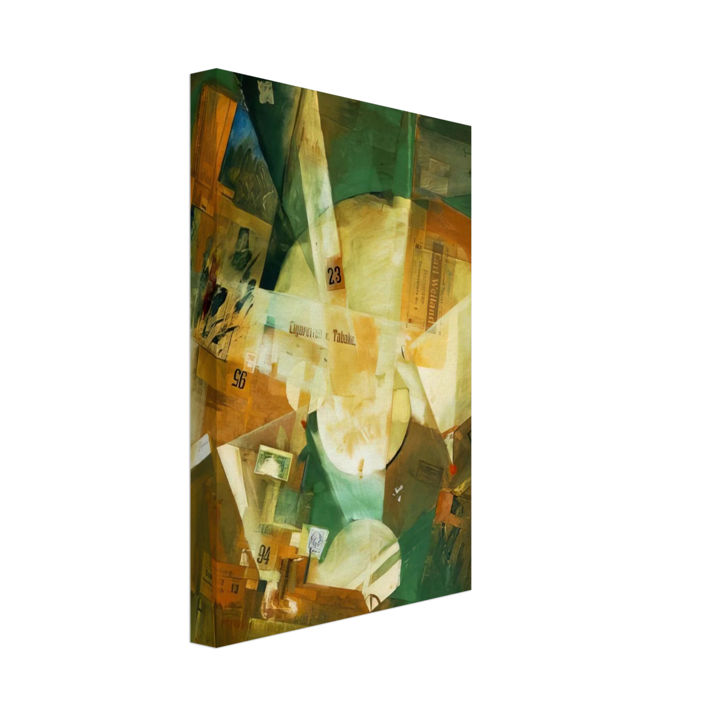 Kurt Schwitters - PICTURE WITH LIGHT CENTER 1919 Canvas - 70x100 cm / 28x40 inches-canvas