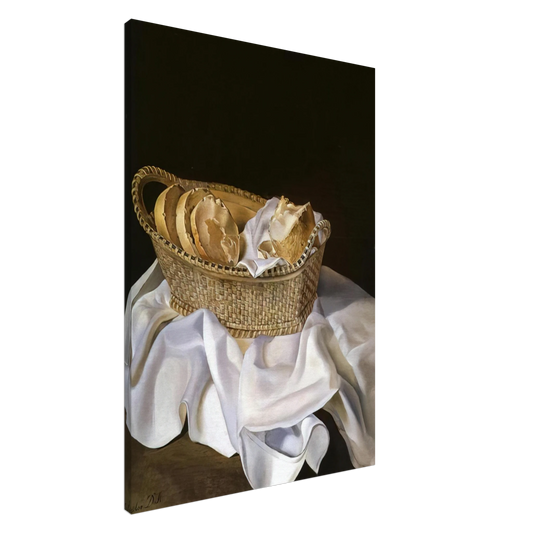 Salvador Dali - THE BASKET OF BREAD Canvas - 20x30 cm / 8x12 inches-canvas