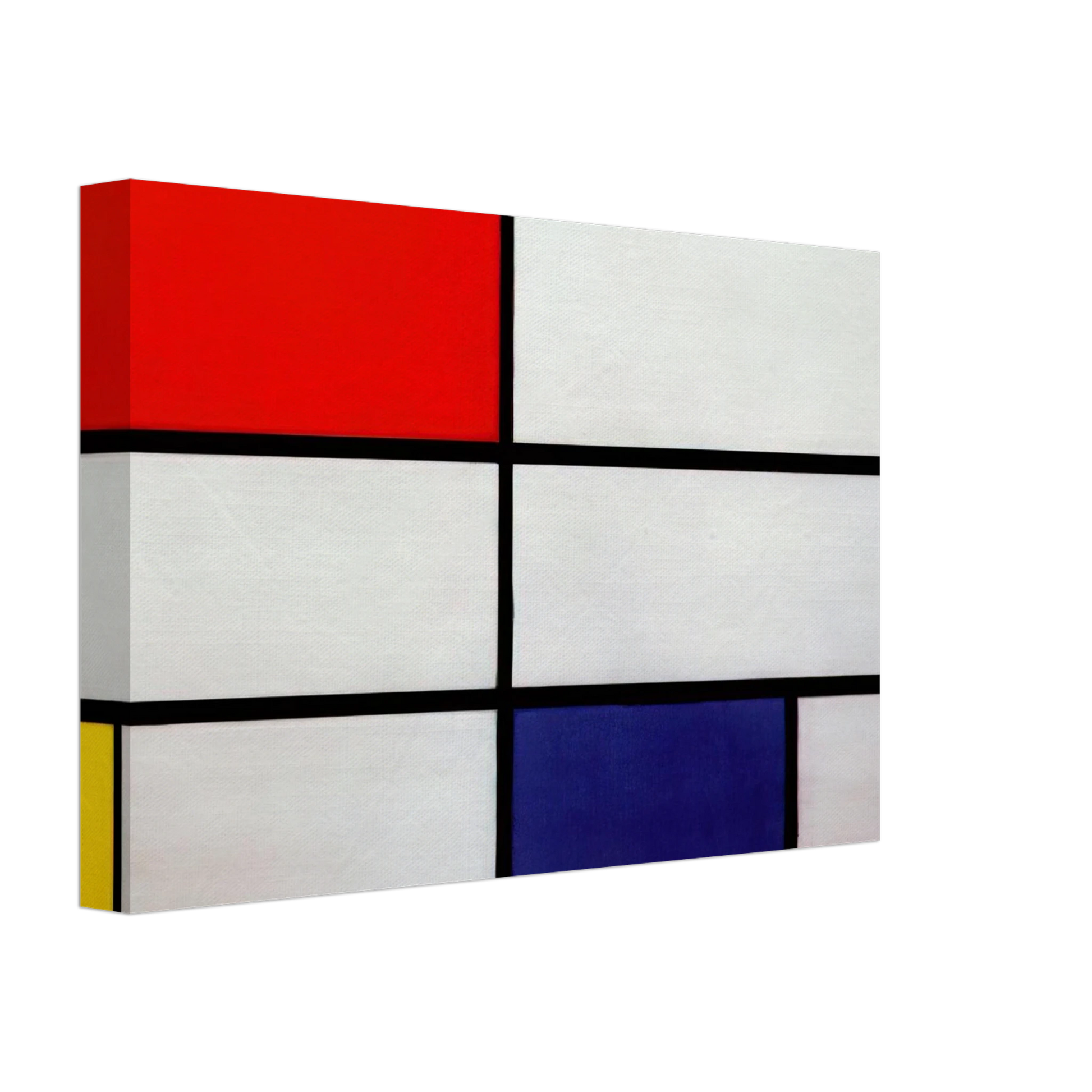 Piet Mondrian - Composition C No.III with Red, Yellow and Blue Canvas - 40x60 cm / 16x24 inches-canvas