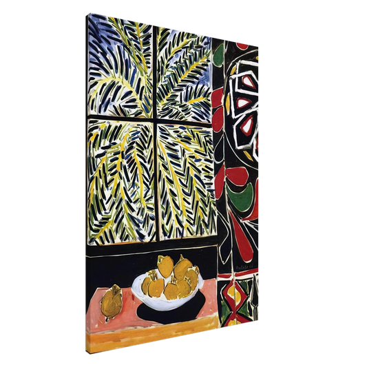 Henri Matisse - INTERIOR WITH EGYPTIAN CURTAIN 1948 Canvas - 20x30 cm / 8x12 inches-canvas