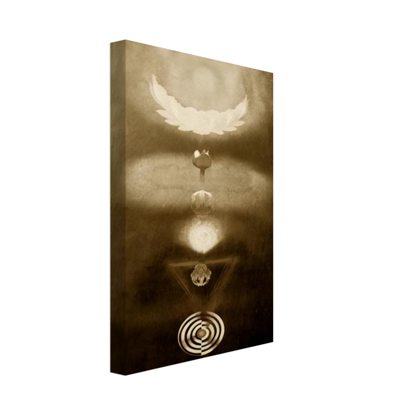 Morris Graves - Kundalini - Expressionism Canvas - 70x100 cm / 28x40 inches-canvas