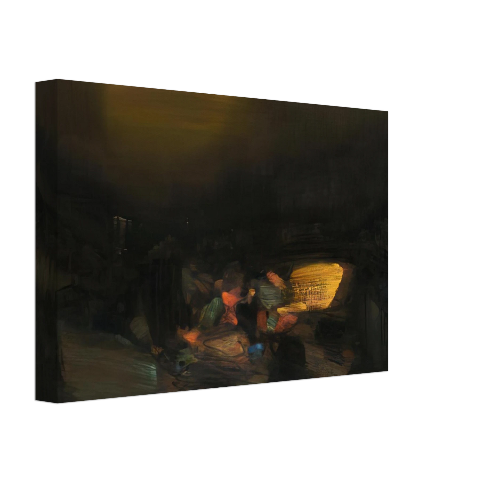 Chu teh Chun - 4 AVRIL 1979 Canvas - 70x100 cm / 28x40 inches-canvas