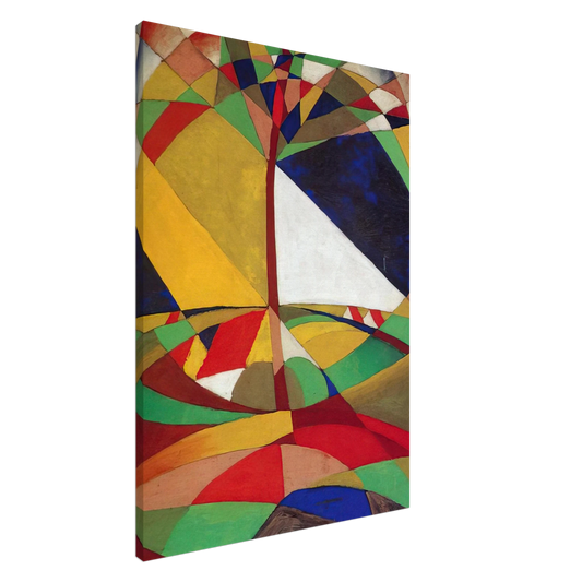 Rene Magritte - LANDSCAPE 1920 Canvas - 20x30 cm / 8x12 inches-canvas