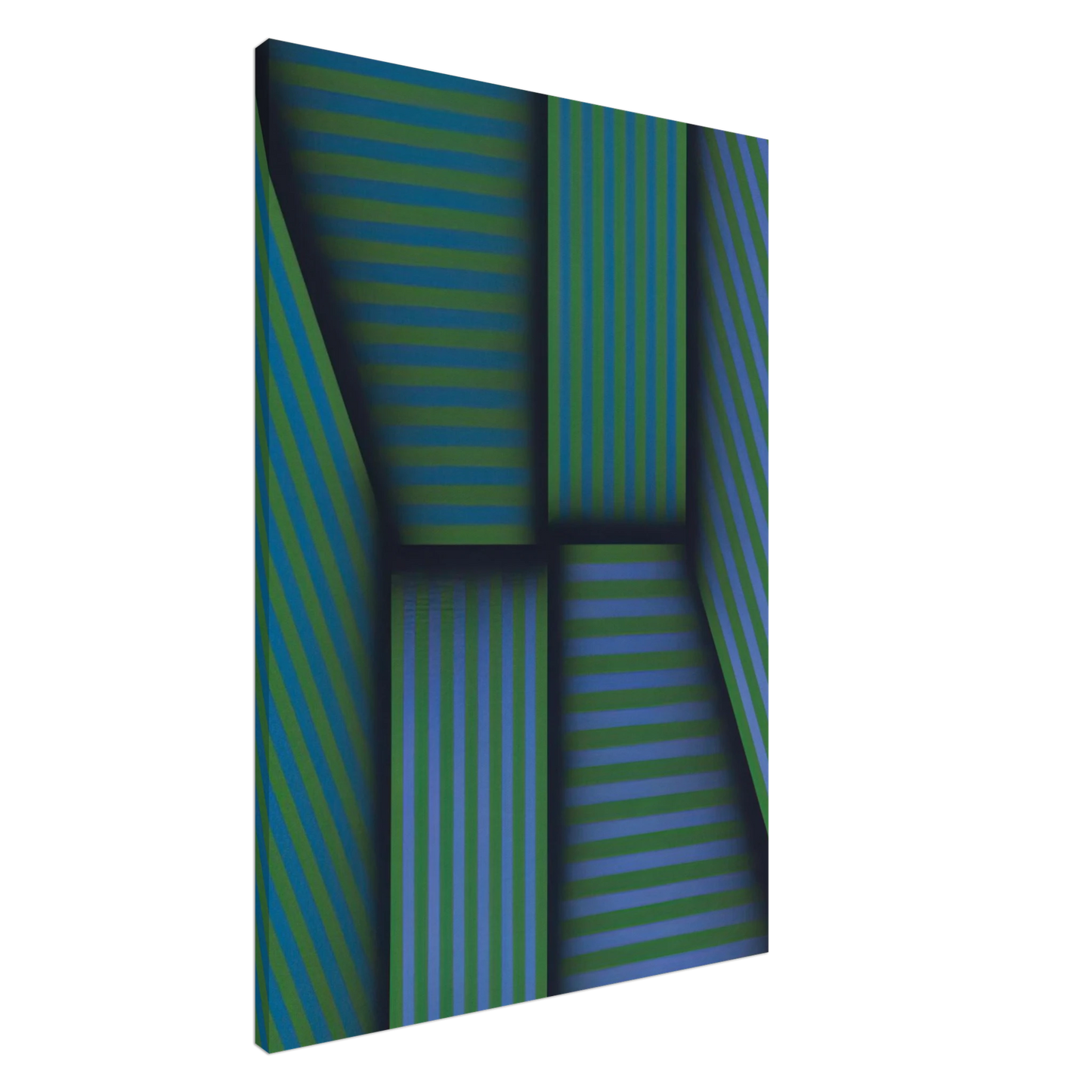 Omar Rayo - Scarlatti's Garden - Op Art Canvas - 20x30 cm / 8x12 inches-canvas