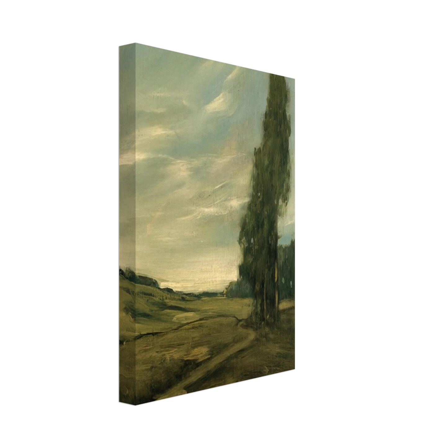 Xavier Martinez - Contra Costa Landscape - Tonalism Canvas - 40x60 cm / 16x24 inches-canvas