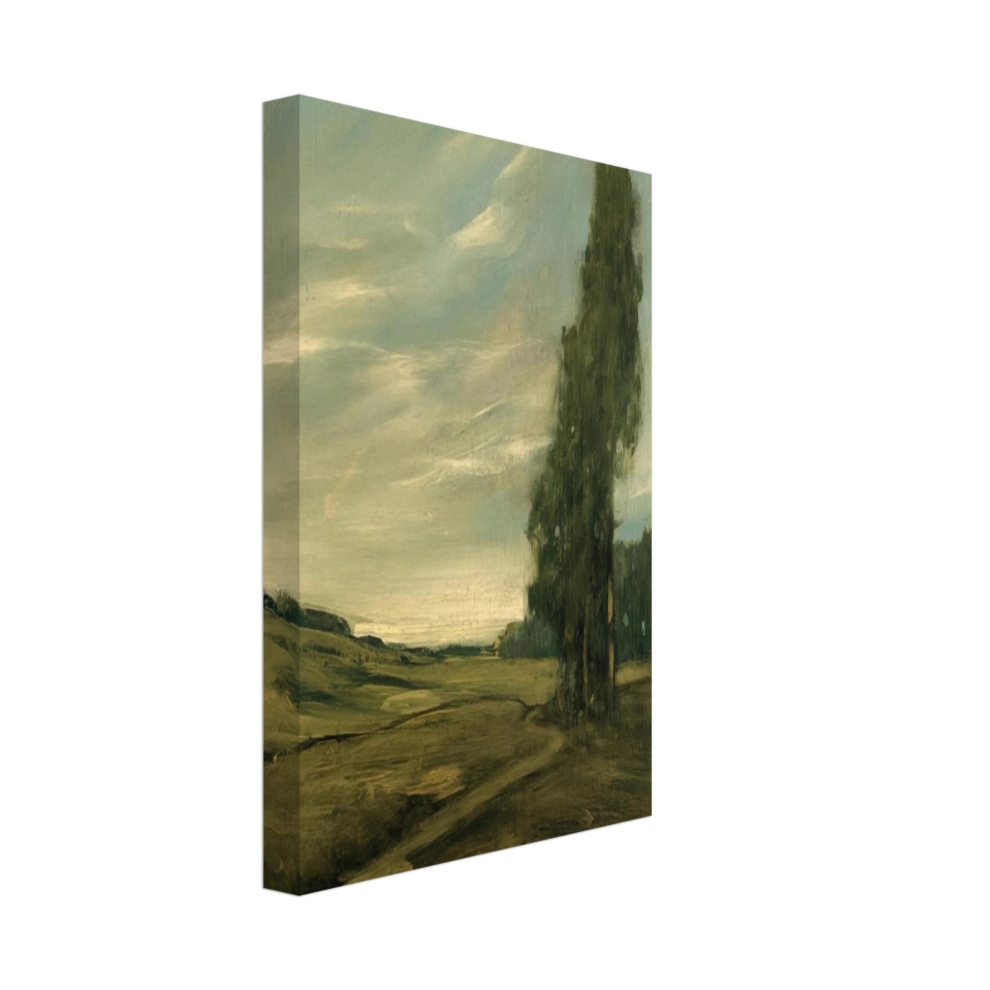 Xavier Martinez - Contra Costa Landscape - Tonalism Canvas - 40x60 cm / 16x24 inches-canvas