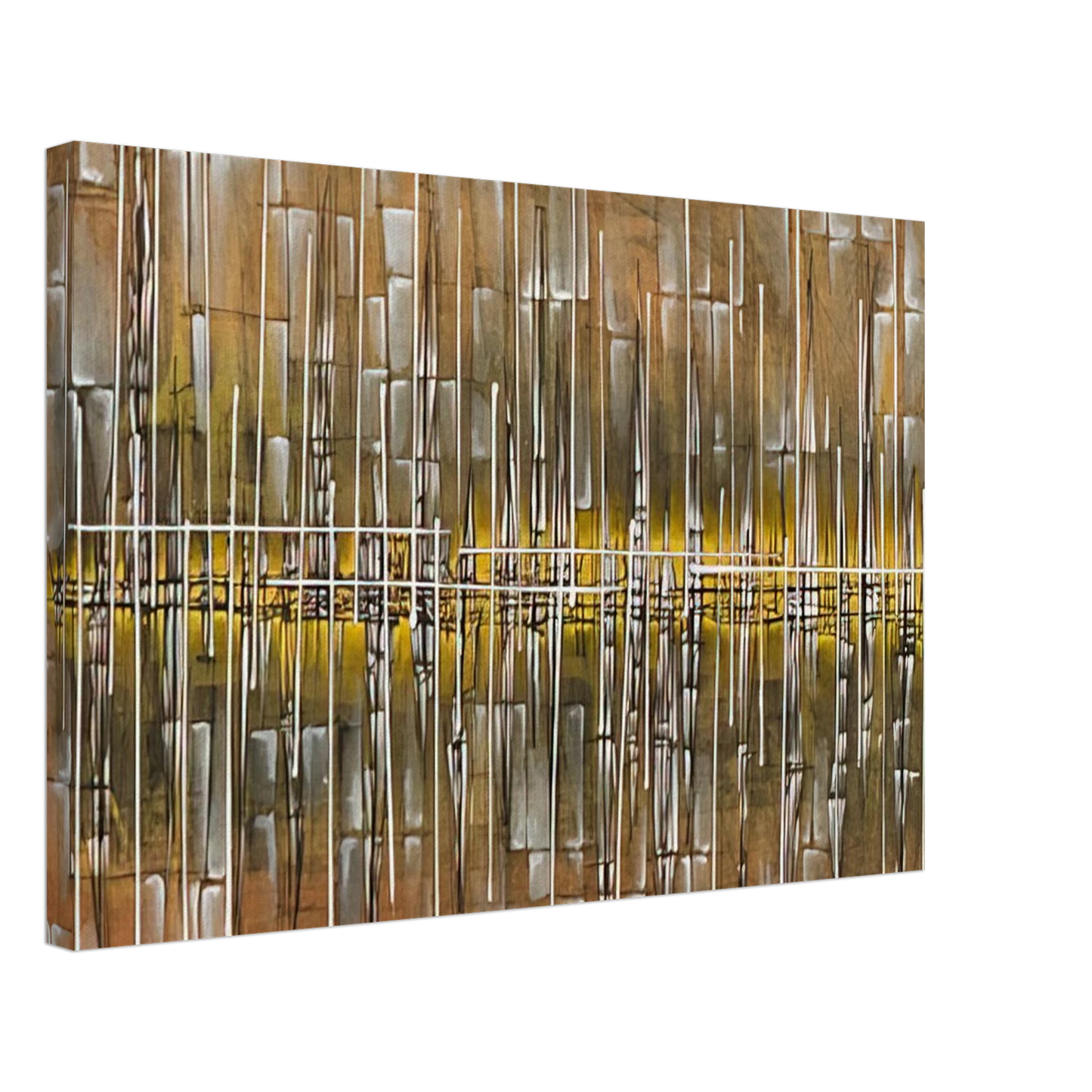 Jimmy Ernst - Dialogue II - 1954 Canvas - 40x60 cm / 16x24 inches-canvas