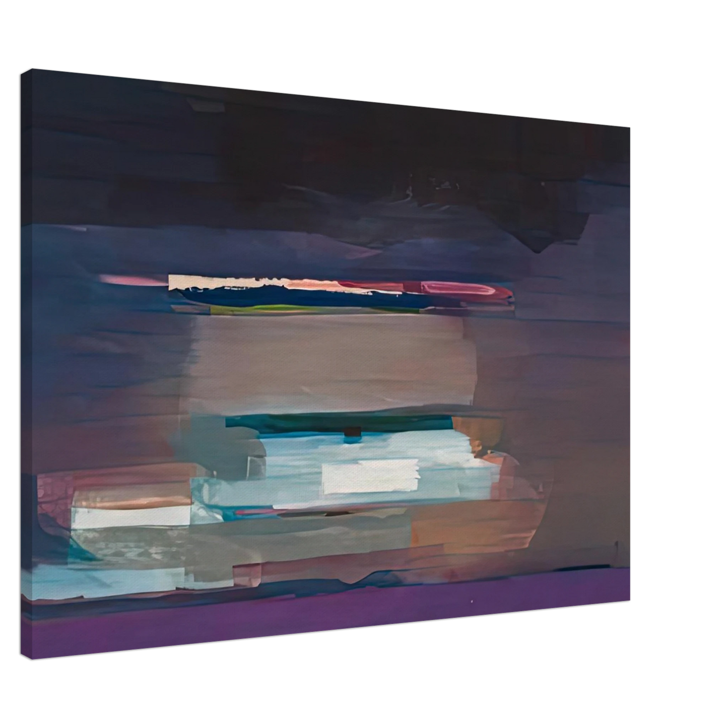 Helen Frankenthaler - Viewpoint I, 1974- Canvas - 20x30 cm / 8x12 inches-canvas