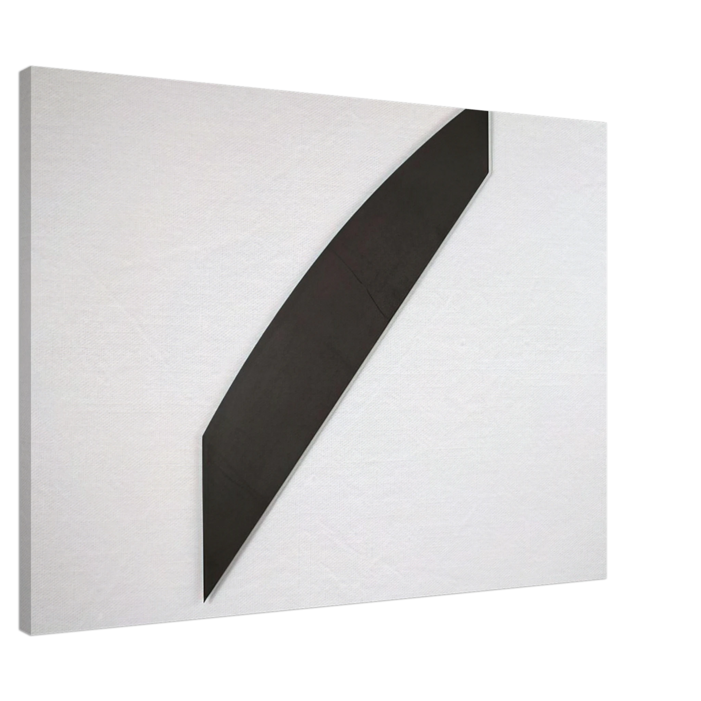 Ellsworth Kelly - Diagonal with Curve IX Canvas - 20x30 cm / 8x12 inches-canvas