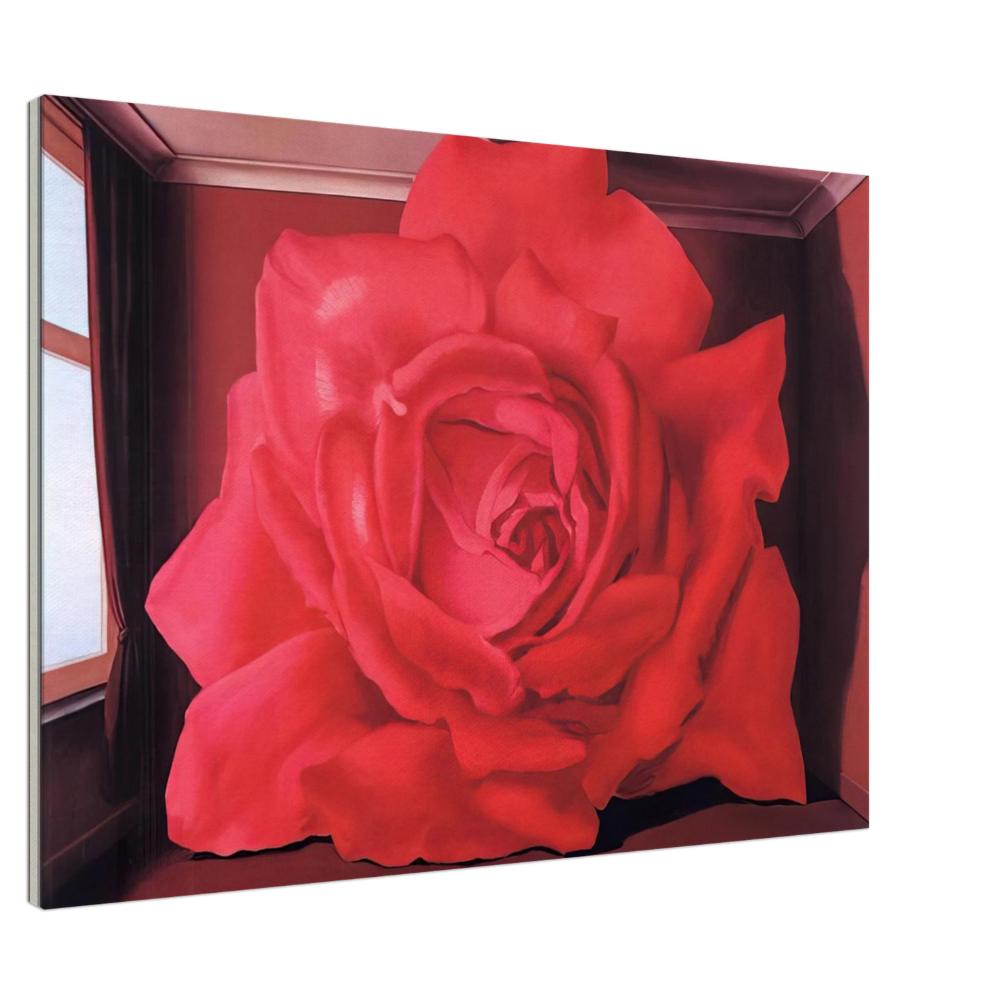 Rene Magritte - THE TOMB OF THE WRESTLERS 1960 Canvas - 20x30 cm / 8x12 inches-canvas