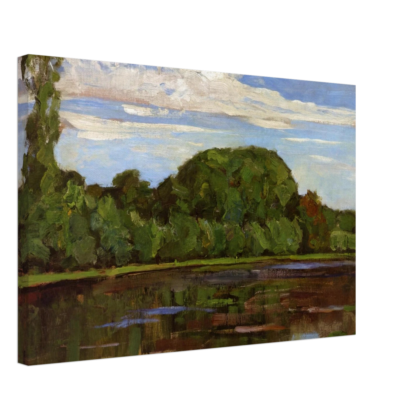 Piet Mondrian - Geinrust Farm with Isolated Tree Canvas - 40x60 cm / 16x24 inches-canvas