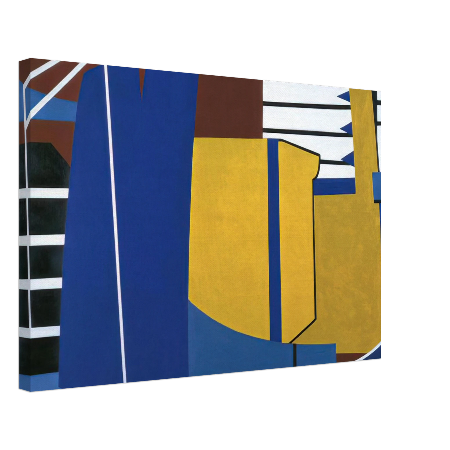 Ralston Crawford - Nacelles Under Construction - 1946 Canvas - 70x100 cm / 28x40 inches-canvas