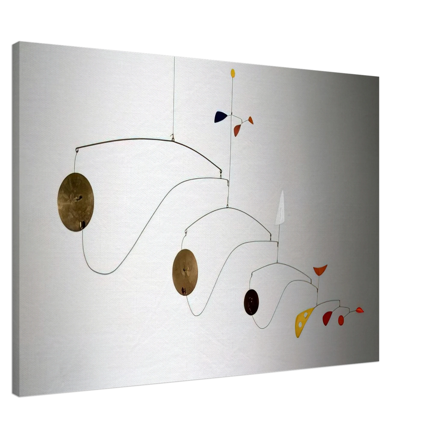 Alexander Calder - TRIPLE GONG 1948 Canvas - 20x30 cm / 8x12 inches-canvas