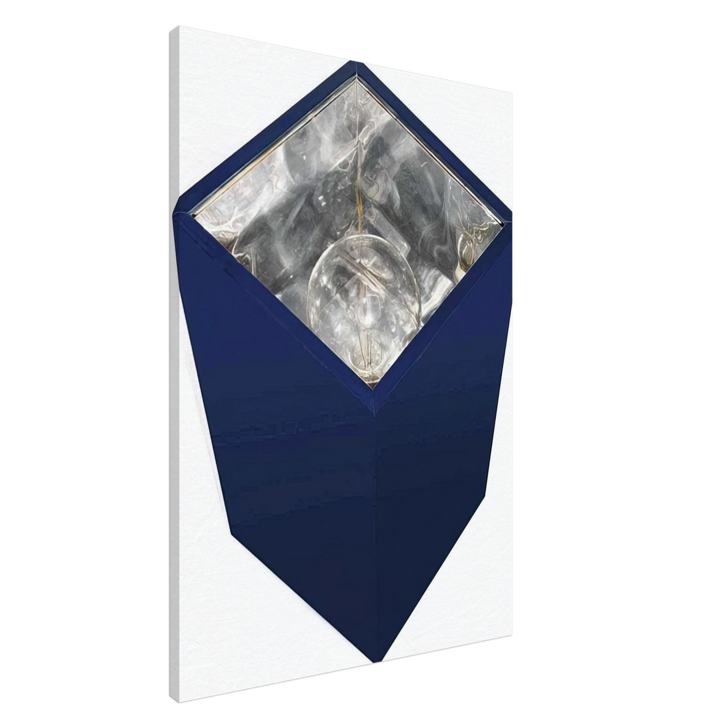 Alighiero Boetti - LAMPADA ANNUALE 1967 Canvas - 20x30 cm / 8x12 inches-canvas