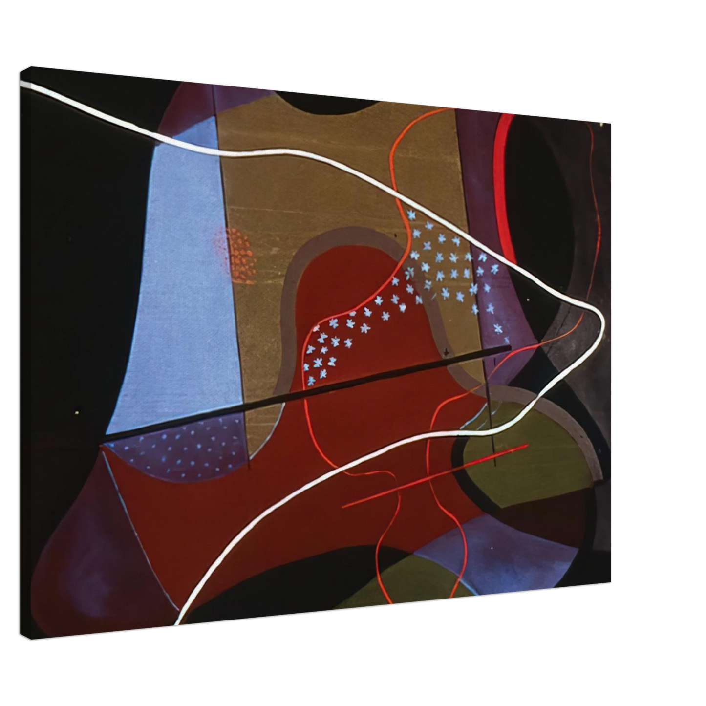 John Ferren - Grazioso - 1933 Canvas - 20x30 cm / 8x12 inches-canvas