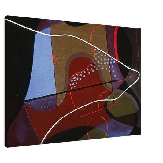 John Ferren - Grazioso - 1933 Canvas - 20x30 cm / 8x12 inches-canvas