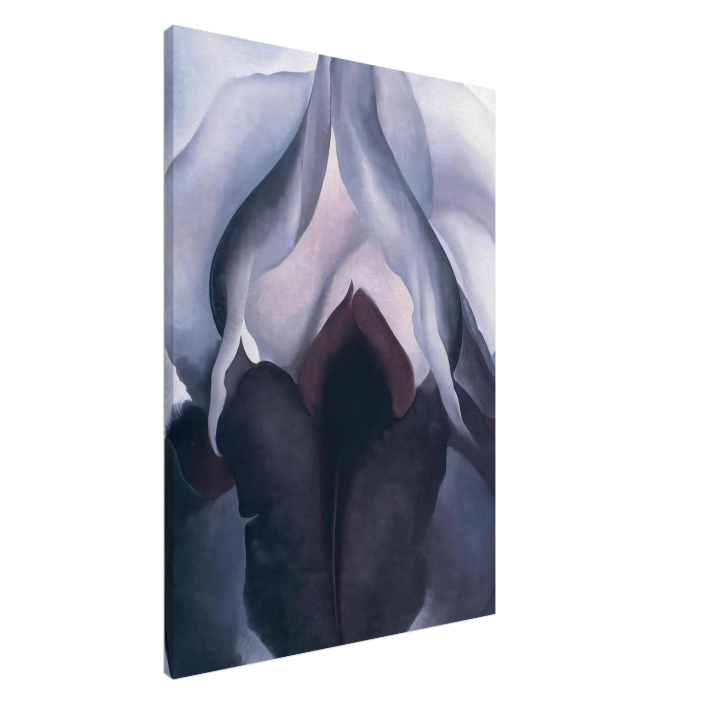Georgia O'Keeffe - Black Iris III Canvas - 20x30 cm / 8x12 inches-canvas
