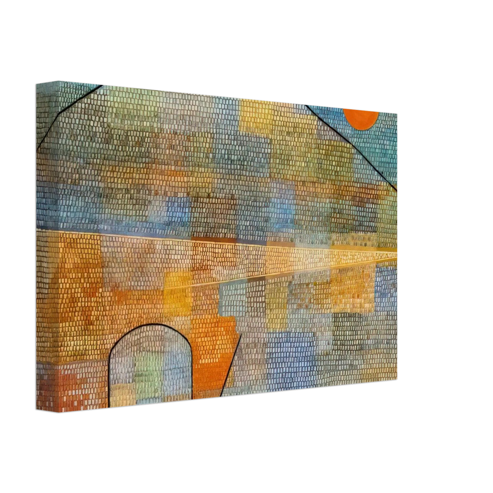 Paul Klee - TO THE PARNASSUS 1932 Canvas - 70x100 cm / 28x40 inches-canvas