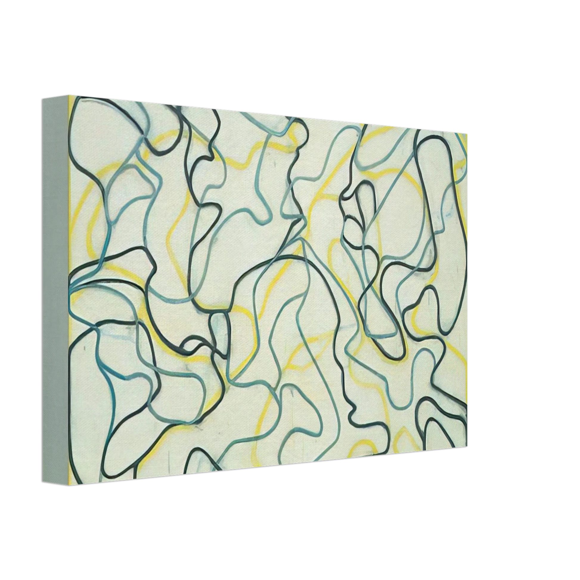 Brice Marden - Second Letter Zen Spring - 2009 Canvas - 40x60 cm / 16x24 inches-canvas