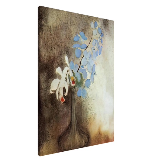 Odilon Redon - ORCHIDS Canvas - 20x30 cm / 8x12 inches-canvas
