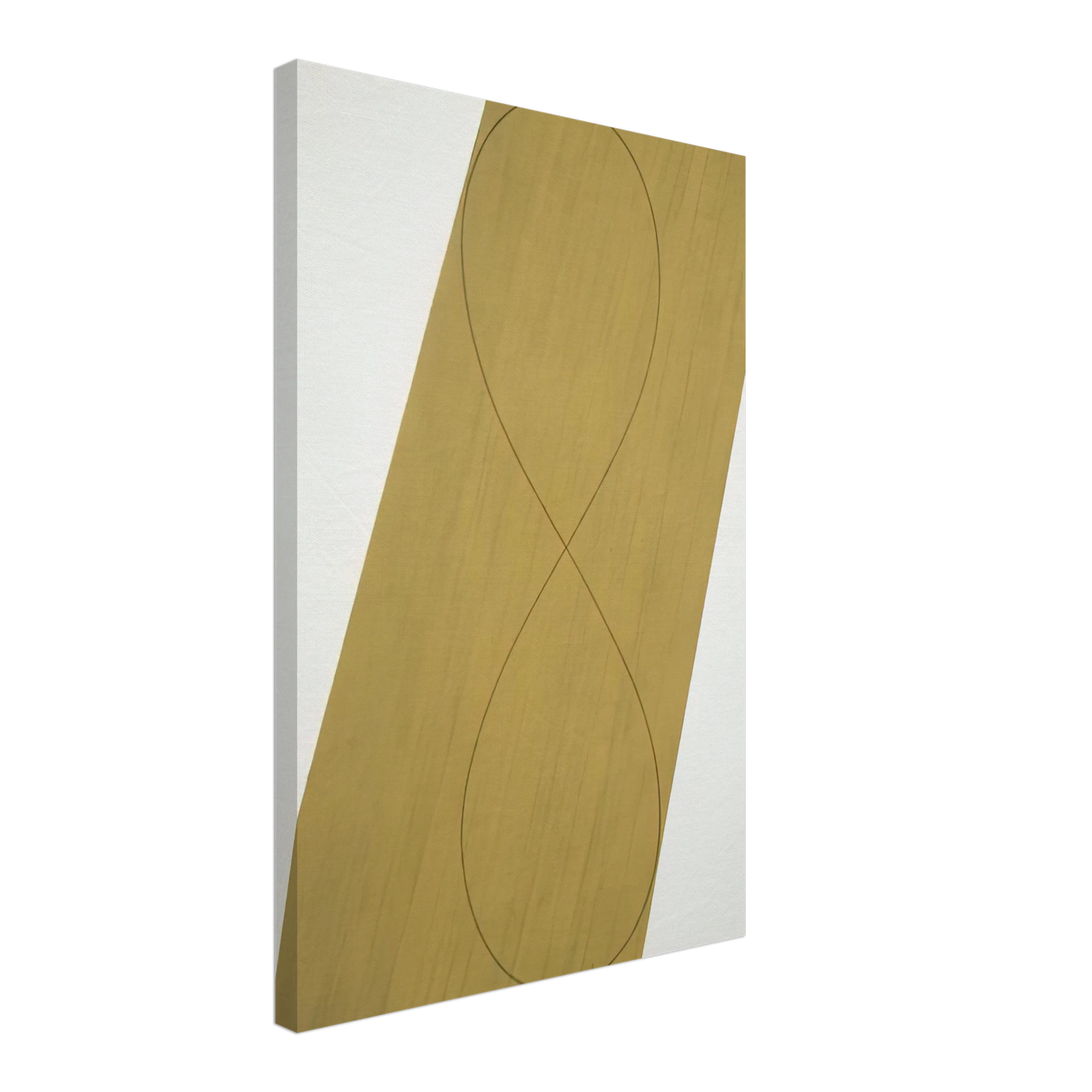 Robert Mangold - STUDY ATTIC SERIES VIII 1990 Canvas - 70x100 cm / 28x40 inches-canvas