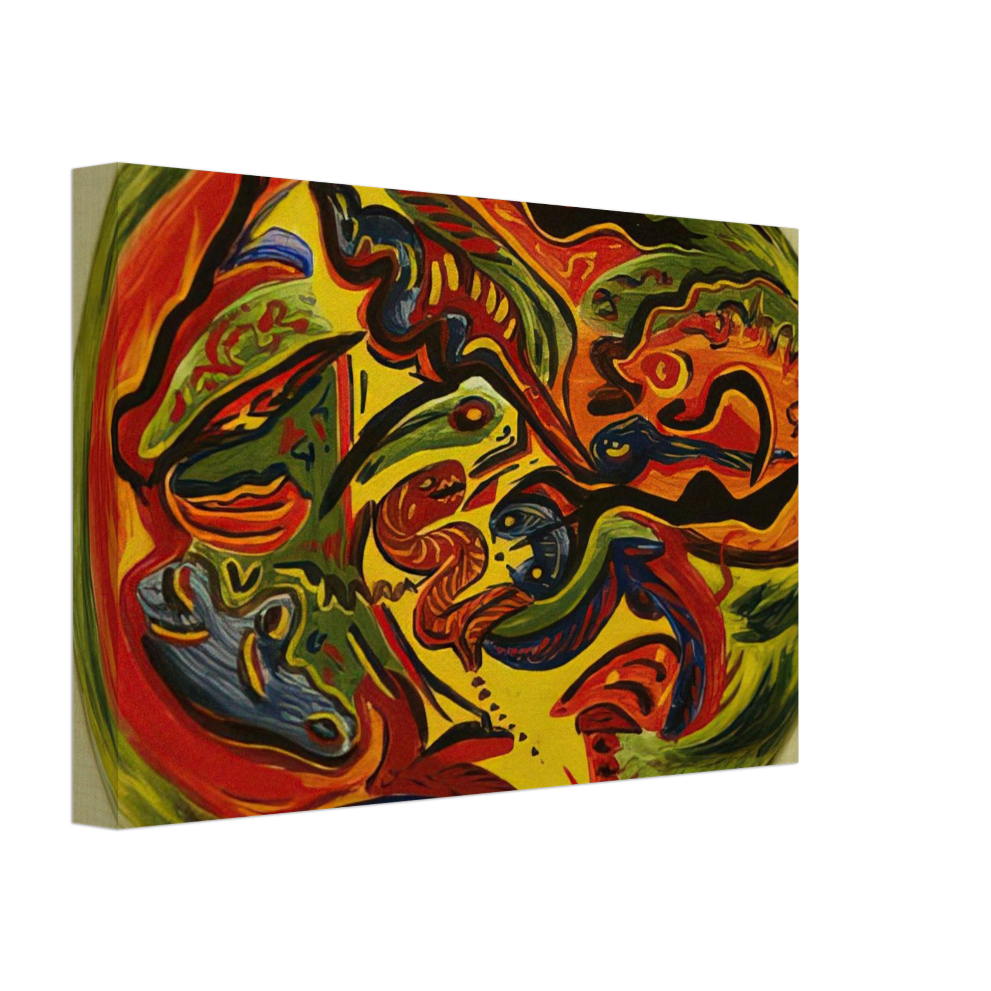 Jackson Pollock - CIRCLE 1941 Canvas - 70x100 cm / 28x40 inches-canvas