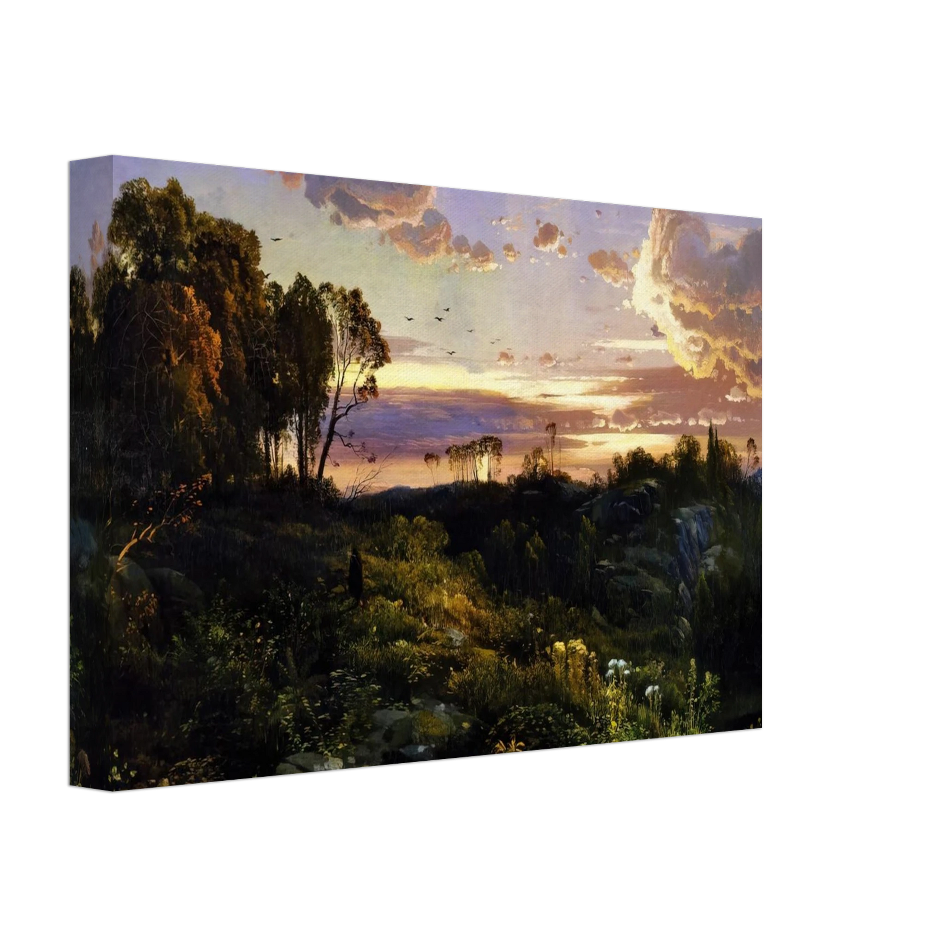 Thomas Moran - Dusk Wings Canvas - 40x60 cm / 16x24 inches-canvas