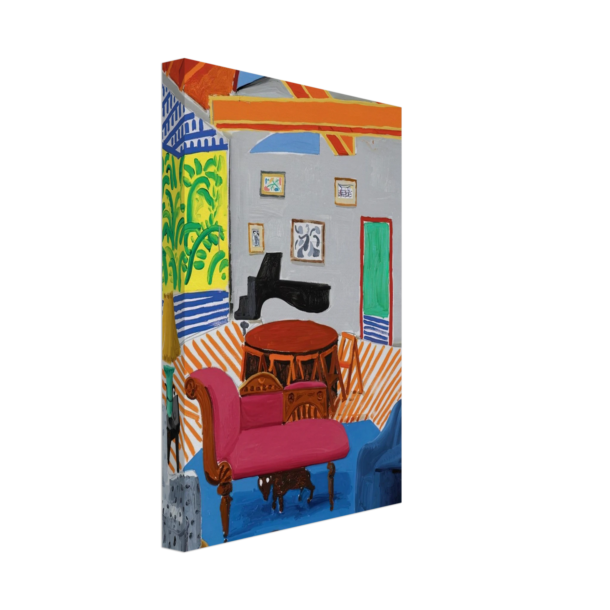 David Hockney - David Hockney Canvas - 70x100 cm / 28x40 inches-canvas
